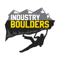IndustryBoulders climbing bouldering boulder ib Sticker