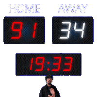 34 Away Sticker