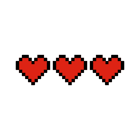 8-Bit Love Sticker