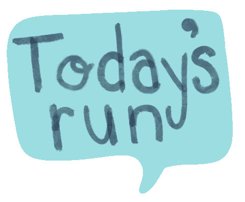 Run Running Sticker