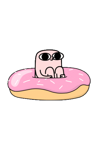 Cartoon Donut Sticker by KETNIPZ
