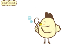 Baby Chicken Sticker by jamu jago
