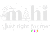 mihicare christmas white mihi mihicare Sticker