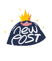 Little Girl New Post Sticker by lombakii