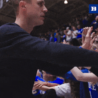 High Five College Basketball GIF by Duke Men's Basketball