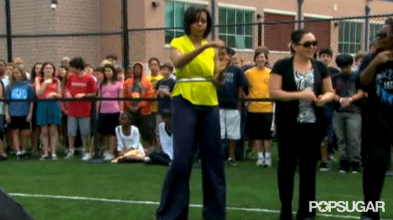 Michelle Obama Dancing GIF