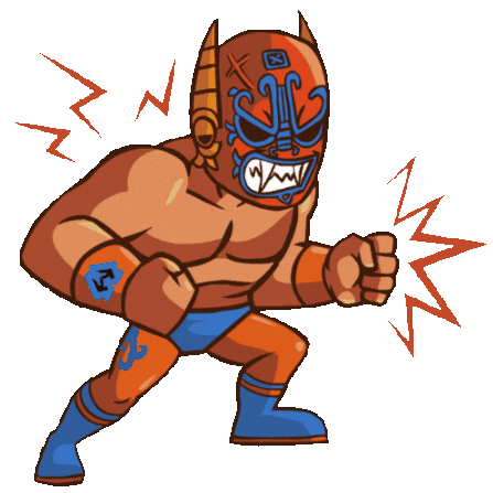 Lucha Libre Wwe Sticker by Guerrero Maya