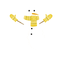 Christmas Snowman Sticker