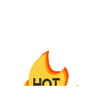 Food Fire Sticker by Jans Enterprises Corp