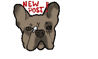 Refritscherator dog new new post newpost Sticker