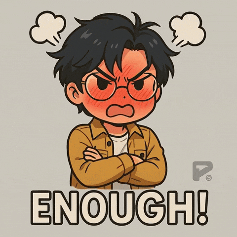 Angry Fed Up GIF by Persona
