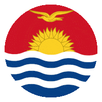Kiribati Flag Sticker by Conscious Planet - Save Soil