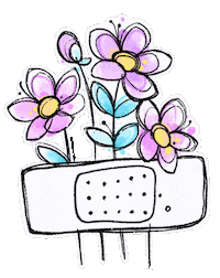 Pink Flower Sticker
