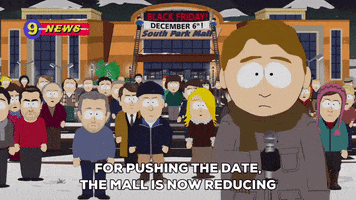 black friday fighting GIF by South Park 