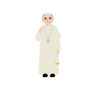 Pope Francis Vatican Sticker by Salesian Sisters
