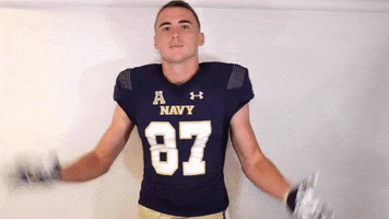 Navy Football Ryan Mitchell GIF by Navy Athletics