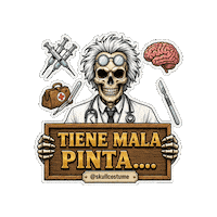 Skull Doctor Sticker