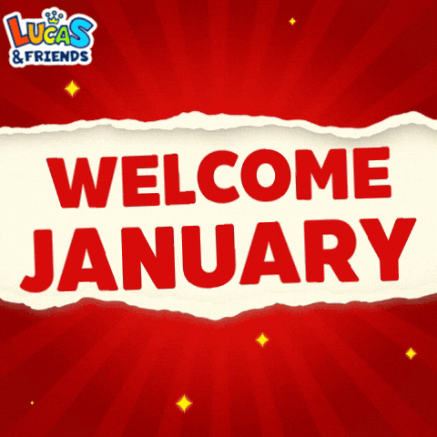 New Beginnings January GIF by Lucas and Friends by RV AppStudios
