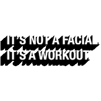 Workout Skincare Sticker by FaceGym