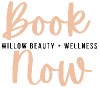 Las Vegas Book Now Sticker by Willow Beauty and Wellness