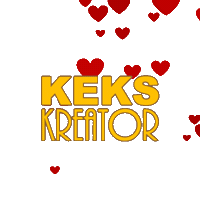 KeksKreator love heart hearts cookie Sticker