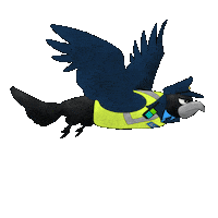 tadhgkinghamaltn garda garda bird Sticker