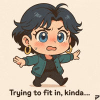 Side Eye Blushing GIF by Persona