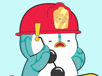 Scared Horror GIF by Pudgy Penguins