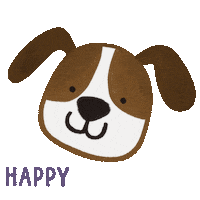 Happy Love Dogs Sticker