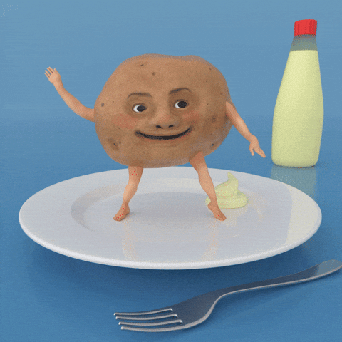 ayamurata dance dancing fart potato GIF