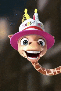 Happy Birthday Celebration GIF by Globbing