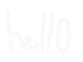 Doodle Hello Sticker
