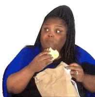 comedy eating Sticker by hashtagbooked