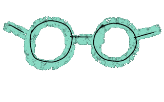Face Sunglasses Sticker