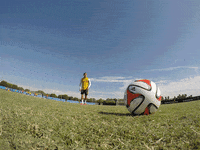 soccer shooting GIF by LA Galaxy