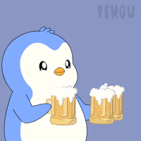 Cold Beer GIF by Pudgy Penguins