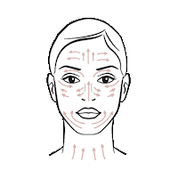 Jogapiekna facemassage masaz jogapiekna jogatwarzy Sticker