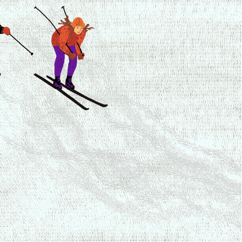 normajeanevela giphyupload ski skiing downhill GIF