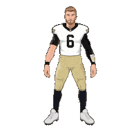 New Orleans Saints Football Sticker by SportsManias