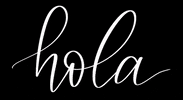 lletresdevida hello lettering hola buenos dias GIF