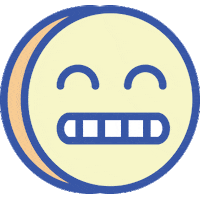 emoji grimace STICKER by Bow & Drape