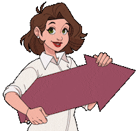 Arrow Direction Sticker by Entrepreneure Ambitieuse