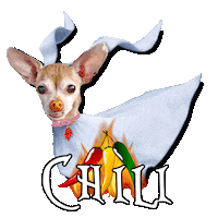 Nightmare Before Christmas Chihuahua Sticker by Pimp Yo Pets