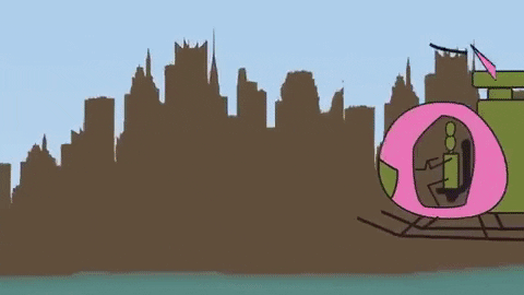 Flying New York GIF by ArmyPink