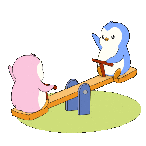 I Love You Couple Sticker by Pudgy Penguins