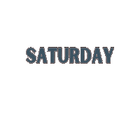 Saturday Sticker by Brey Shirley