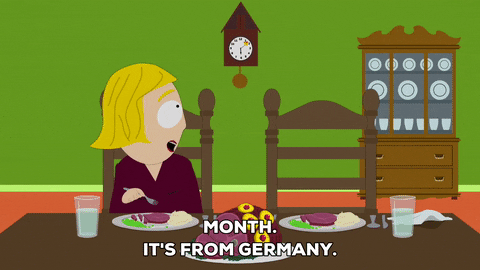 speaking food on table GIF by South Park 
