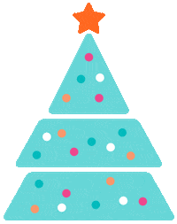 Christmas Tree Sticker by merchology
