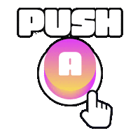 Click Black Neon Sticker by Blackneon studio