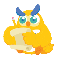 happy bird Sticker by Edutore by Gramedia